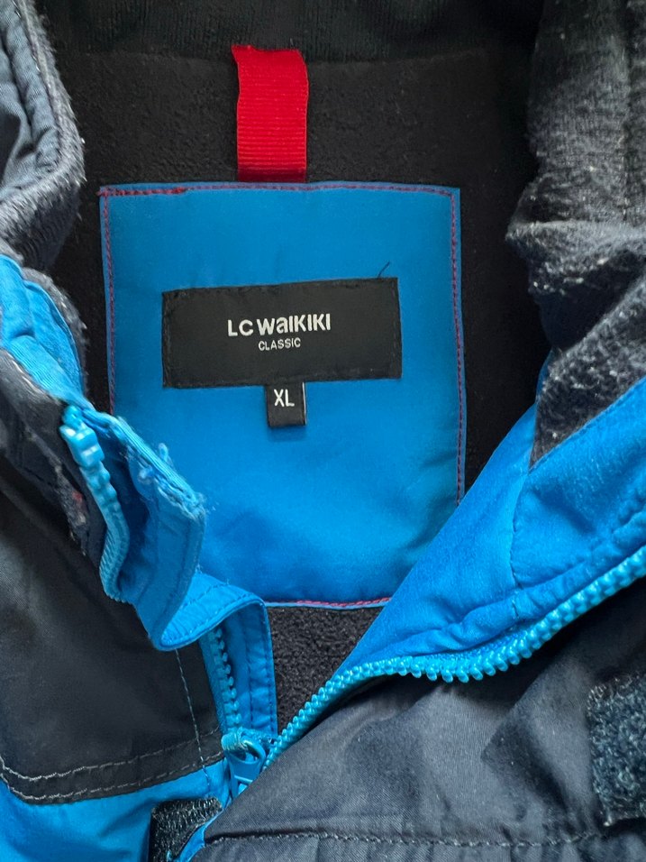 LC Waikiki Erkek Mavi Fermuarlı Kayak Montu - Görsel 3