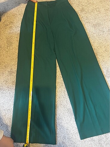 m Beden yeşil Renk Zara Palazzo Kumaş Pantolon