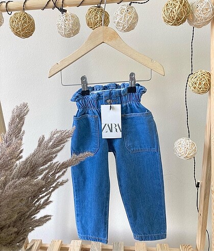 Zara Yüksek Bel Mom Jean