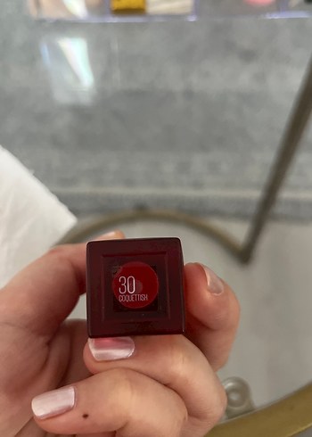 Maybelline SuperStay Koyu Kırmızı Dudak Tint - Görsel 2