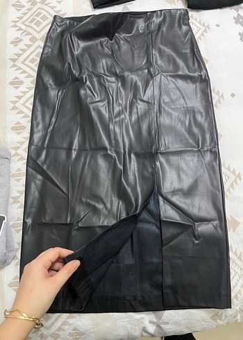 DERİ ETEK M BEDEN - Görsel 2