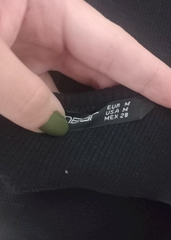 Siyah Drapeli tek Kollu Midi Elbise - Görsel 2