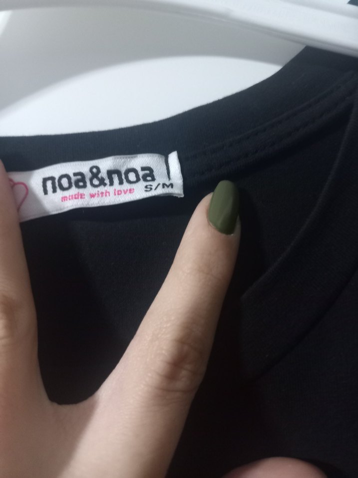 Siyah Kısa Kollu Midi Elbise - Görsel 2