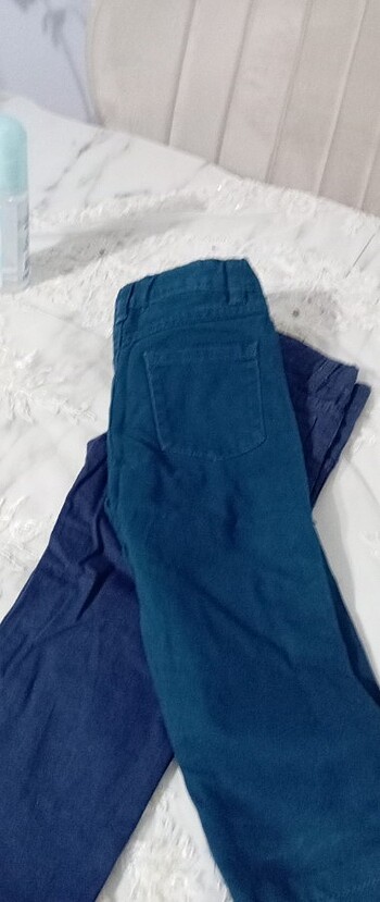 12-18 Ay Beden lacivert Renk Ikı pantolon bir üst toplu satış