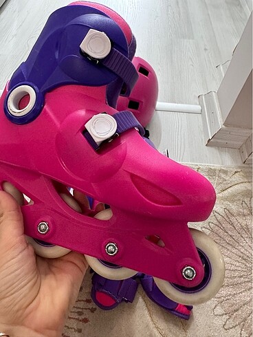 Decathlon Pembe paten seti