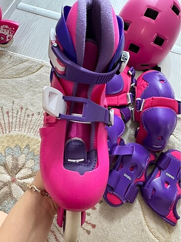  Beden pembe Renk Pembe paten seti