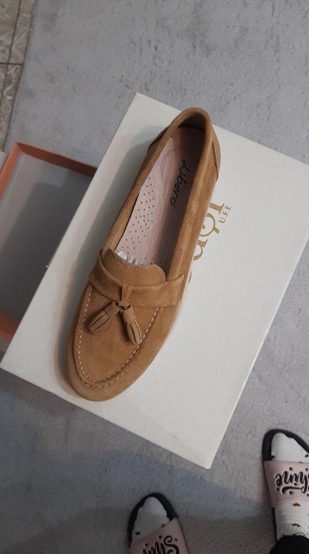 Bej Dolgu Topuklu Kadın Günlük Ayakkabı - Görsel 3