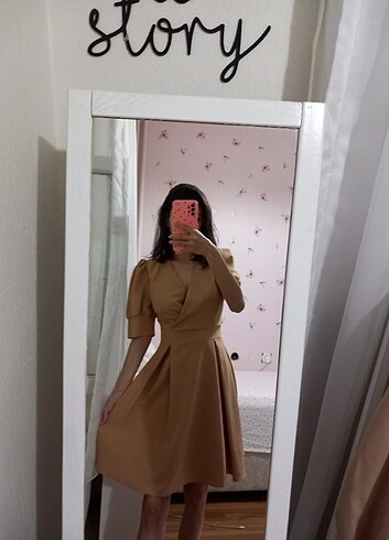 34 Beden ten rengi Renk Özel gün elbisesi