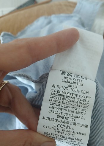 LTB marka keten elbise - Görsel 9