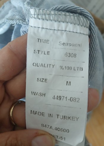 LTB marka keten elbise - Görsel 8