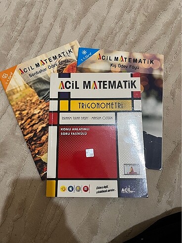 Acil matematik trigonometri + 2 föy hediye