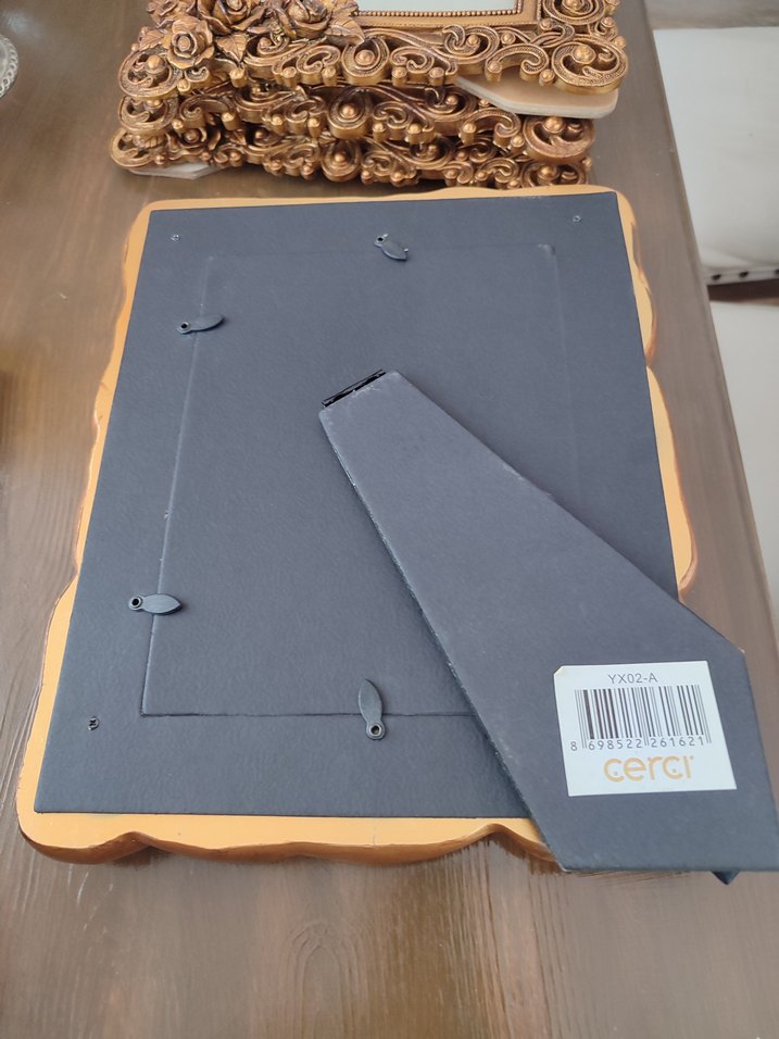 Parlak Kahverengi Oymalı Çerçeve - Görsel 2