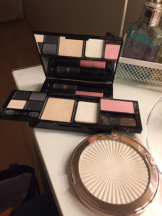 Yves Rocher Maybelline makyaj seti ve highlighter