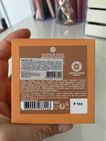 Yves Rocher Yves rocher bronzer 01 hafif bronz rengi
