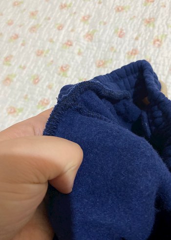 Zara Sıfır Lacivert Rahat Kesim Eşofman Altı