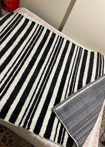 Beden siyah Renk 4 metrekare peluş halı Armoni marka