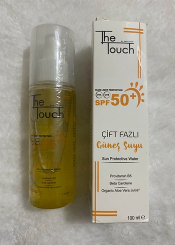 The Touch SPF 50+ Çift Fazlı Güneş Suyu 100 ml