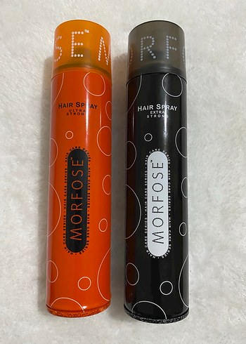 Morfose Ultra ve Extra Strong Saç Spreyi