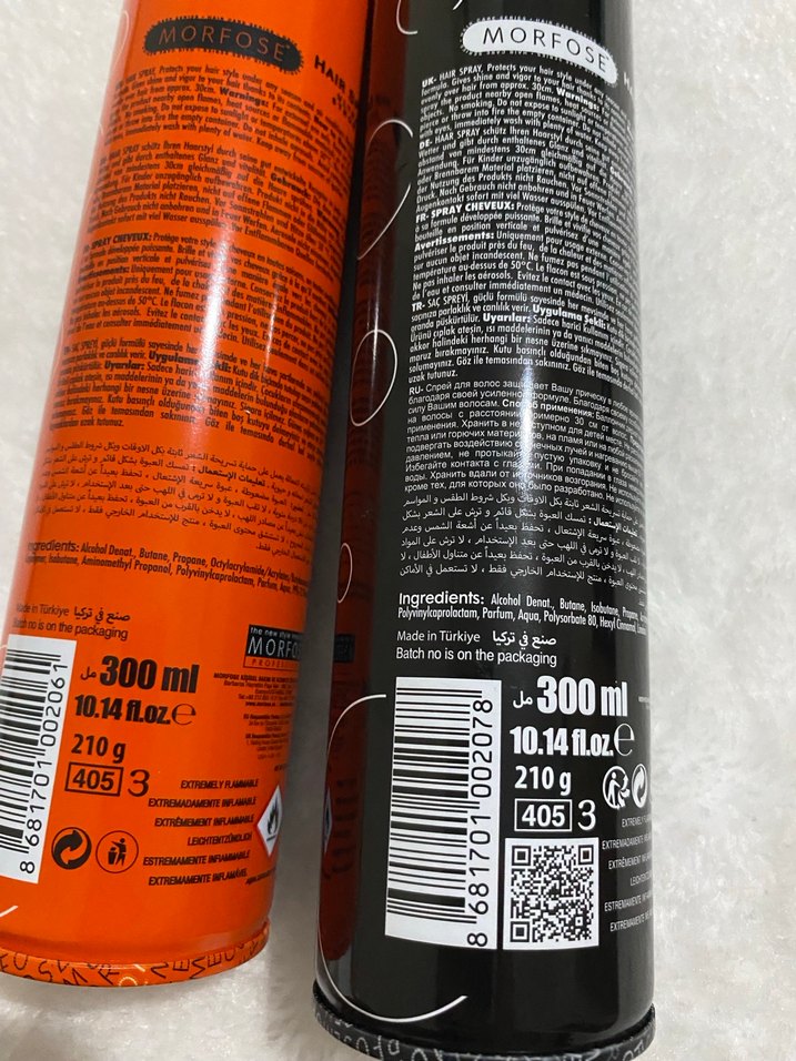 Morfose Ultra ve Extra Strong Saç Spreyi - Görsel 2