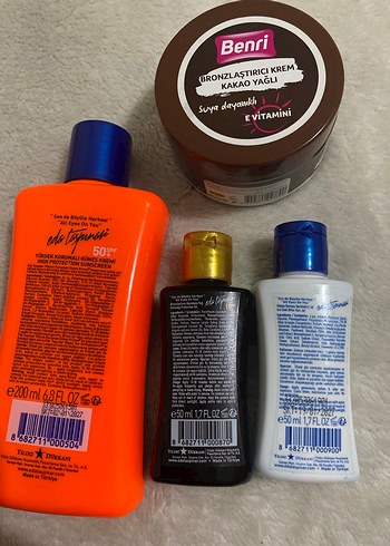 Eda Taşpınar Güneş ve Bronzlaştırıcı Set - Görsel 2