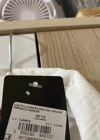 Zara Sıfır Beyaz müslin kumaş Kısa Kollu Gömlek