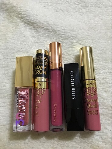 Toplu ruj set gloss
