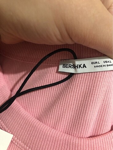 l Beden Sıfır bershka fitilli atlet bluz