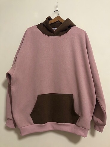 Sıfır etiketli ? kapüşonlu oversize sweatshirt