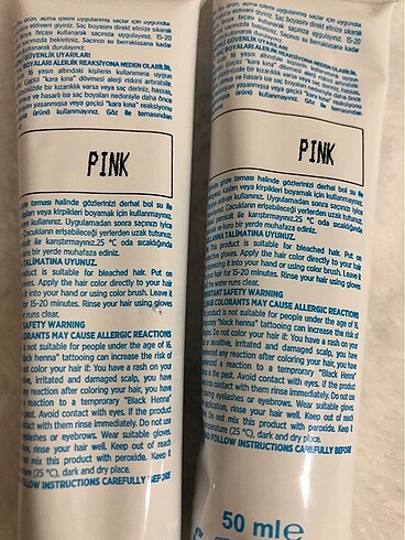Sıfır kutulu ?. maxx deluxe pembe saç boyası.. 2 tüp boya - Görsel 5
