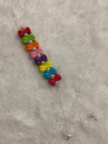 Sıfır kurdelalı telefon charm