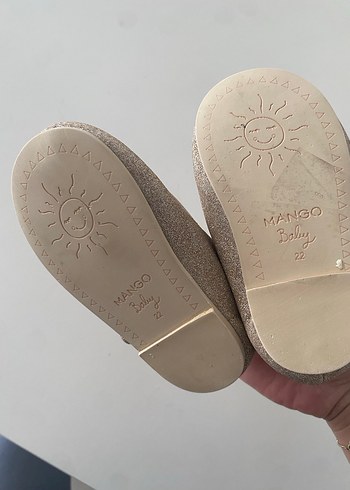 Kız Çocuk Parlak Bej Tokalı Babet - Görsel 6