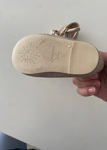 Kız Çocuk Parlak Bej Tokalı Babet - Görsel 5