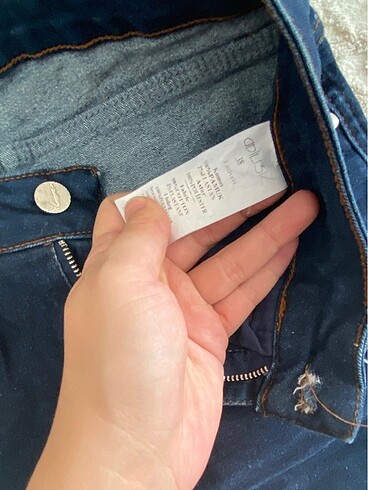 m Beden lacivert Renk Adil ışık jean