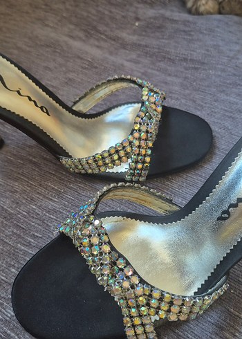 siyah taşlı terlik ORJİNAL 36 NO - Görsel 11