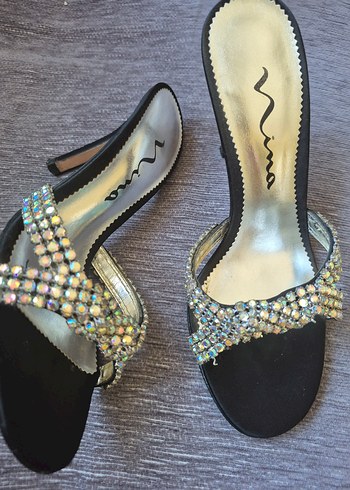 siyah taşlı terlik ORJİNAL 36 NO - Görsel 13