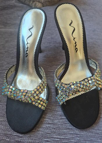 siyah taşlı terlik ORJİNAL 36 NO - Görsel 12