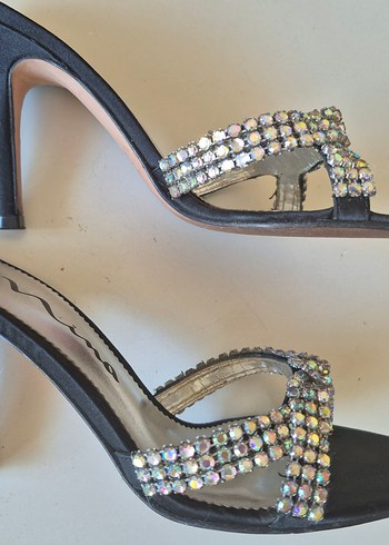 siyah taşlı terlik ORJİNAL 36 NO - Görsel 5