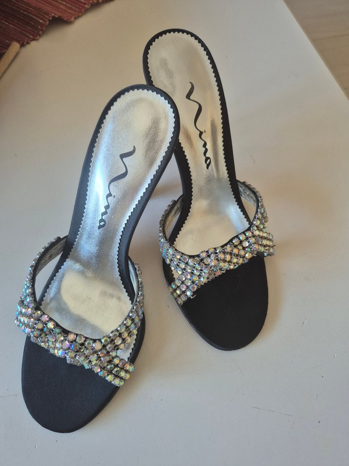 siyah taşlı terlik ORJİNAL 36 NO - Görsel 2