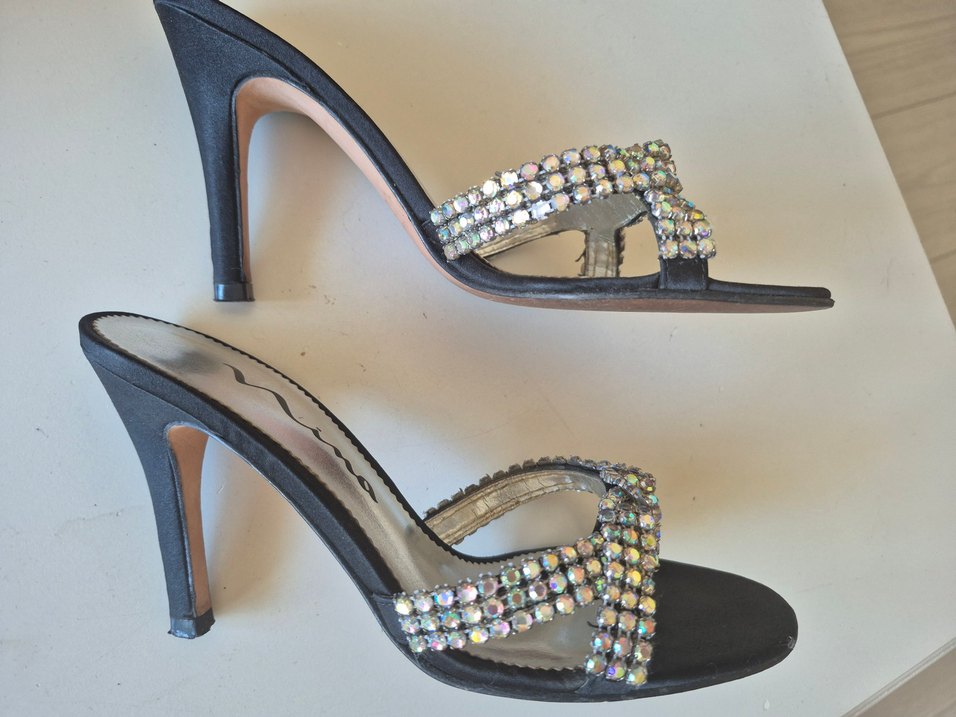 siyah taşlı terlik ORJİNAL 36 NO - Görsel 5