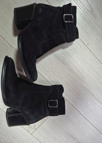 Siyah Süet Tokalı bot - Görsel 9