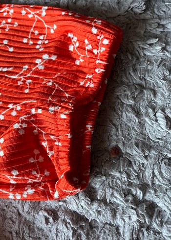 Trendyol & Milla Kırmızı Pilili Mini Bohem Elbise