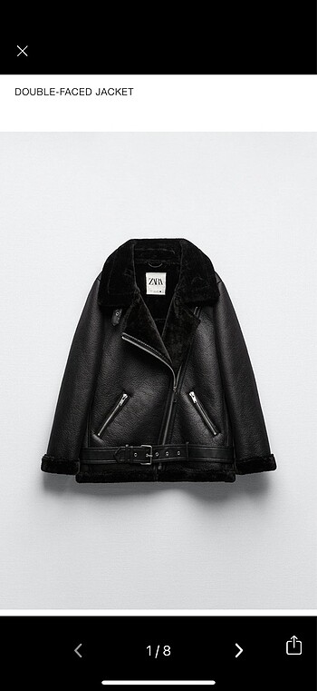 Zara biker ceket