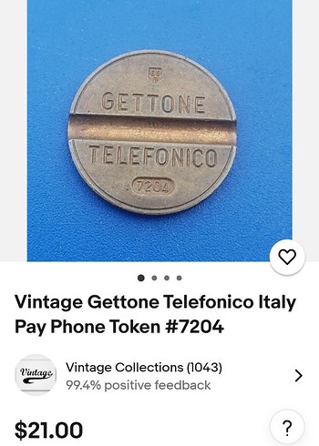  Beden altın Renk Vintage Altın Tonlu Telefon Jetonu