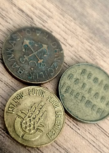  denizcilik vintage geçiş tokenler