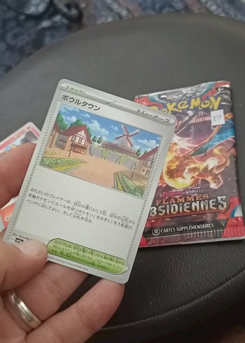 Pokémon Kırmızı Obsidienne Oyun Kartları Seti - Görsel 5