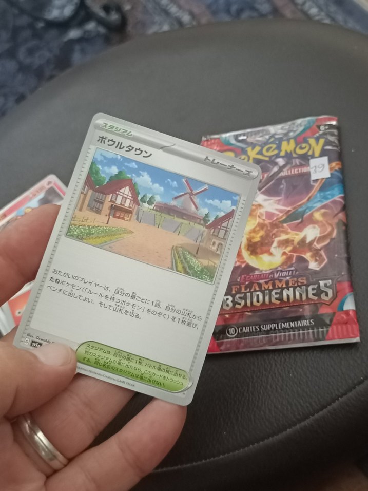 Pokémon Kırmızı Obsidienne Oyun Kartları Seti - Görsel 5