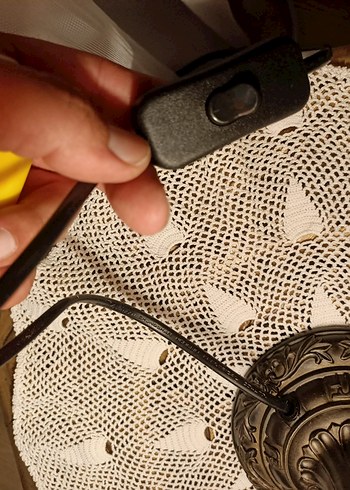 Tiffany tarz vintage barok abajur lamba - Görsel 5