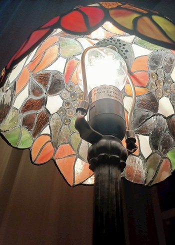 Tiffany tarz vintage barok abajur lamba - Görsel 8