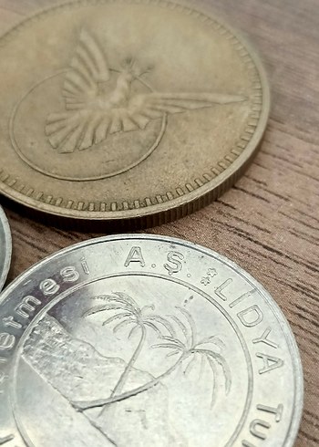 Vintage eski gazino metal tokenler - Görsel 5