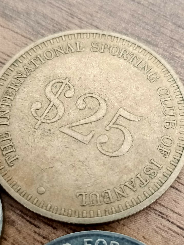 Vintage eski gazino metal tokenler - Görsel 3